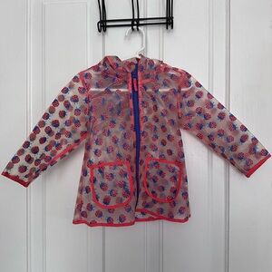 Cat & Jack Ladybug Print Raincoat